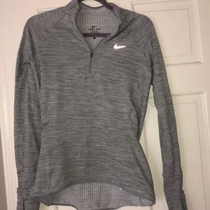 Nike grey quarter zip